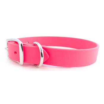 Rita Bean Waterproof Standard Buckle Dog Collar - Pink