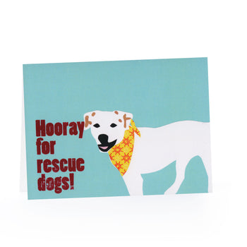 Rescue Dog Blank Card