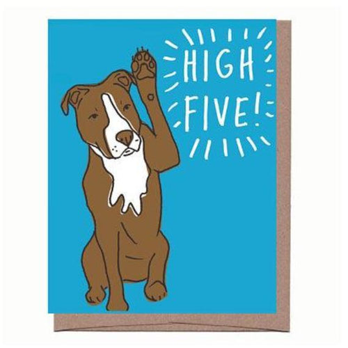 High Five Card (Dog)