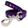 Rita Bean Dog Leash - Purple Dots