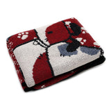 Four Stacked Dogs Throw Blanket